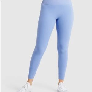 Gymshark whitney Simmons blue ribbed leggings